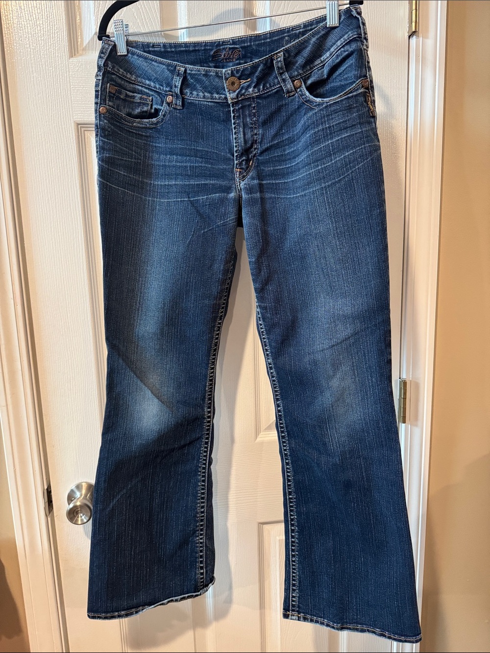 Silver jeans Suki Dark Blue Stretch Bootcut Jeans